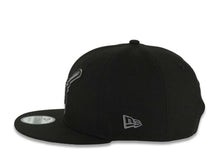 Load image into Gallery viewer, San Diego Padres New Era MLB 9FIFTY 950 Snapback Cap Hat Black Crown/Visor Black/Dark Gray Swinging Friar Logo Petco Park 10 Years Side Patch
