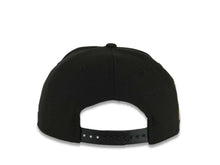Load image into Gallery viewer, Los Angeles Dodgers New Era MLB 9FIFTY 950 Snapback Cap Hat Black Crown/Visor Metallic Gold Logo 2024-25 Back To Back World Series Champs Side Patch
