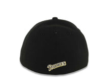 Load image into Gallery viewer, San Diego Padres New Era MLB 39THIRTY 3930 Flexfit Cap Hat Black Crown/Visor Brown/Yellow/Orange/White Baseball Club Logo Black UV
