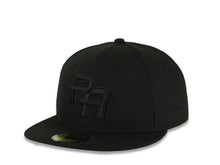 Load image into Gallery viewer, Puerto Rico New Era 59FIFTY 5950 Fitted Cap Hat Black Crown/Visor Black Logo WBC Back Logo Puerto Rico Flag Side Patch Gray UV
