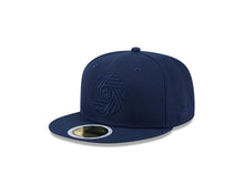 Load image into Gallery viewer, (Youth) San Diego FC New Era MLS 59FIFTY 5950 Fitted Cap Hat Navy Blue Crown/Visor Navy Blue  Logo
