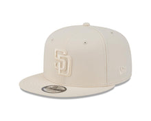 Load image into Gallery viewer, San Diego Padres New Era MLB 9FIFTY 950 Snapback Cap Hat Stone Crown/Visor Stone Logo (Color Pack)
