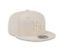 Load image into Gallery viewer, San Diego Padres New Era MLB 9FIFTY 950 Snapback Cap Hat Stone Crown/Visor Stone Logo (Color Pack)
