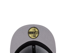 Load image into Gallery viewer, MLB Teams New Era 59FIFTY 5950 Fitted Cap Hat Black Crown/Visor All MLB Team Logos Gray UV (Allover)
