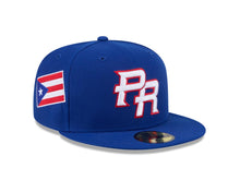 Load image into Gallery viewer, Puerto Rico New Era WBC 59FIFTY 5950 Fitted Cap Hat Royal Blue Crown/Visor White/Red Logo (Hidden Hit)
