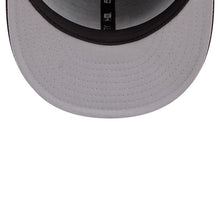 Load image into Gallery viewer, San Diego Padres New Era MLB 59FIFTY 5950 Fitted Cap Hat Brown Crown/Visor Yellow Logo Gray UV (WordMark)

