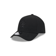 Load image into Gallery viewer, Houston Astros New Era MLB 9FORTY 940 Adjustable A-Frame Cap Hat Black Crown/Visor Black Logo
