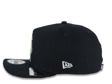 Load image into Gallery viewer, New York Yankees New Era MLB 9FIFTY 950 A-Frame Snapback Cap Hat Navy Blue Crown/Visor Green/Orange Liberty Cartoon Logo NY Side Patch Gray UV
