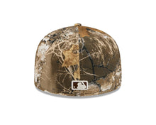 Load image into Gallery viewer, Atlanta Braves New Era MLB 59FIFTY 5950 Fitted Cap Hat Real Tree Camo Crown/Visor White Logo Gray UV
