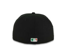 Load image into Gallery viewer, San Diego Padres New Era MLB 59FIFTY 5950 Fitted Cap Hat Black Crown/Visor Green/White/Red Vertical Logo Mexico Flag Side Patch Gray UV
