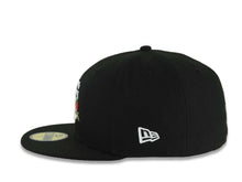 Load image into Gallery viewer, San Francisco Giants New Era MLB 59FIFTY 5950 Fitted Cap Hat Black Crown/Visor White/Red Logo With Rose 2007 All-Star Game Side Patch Gray UV
