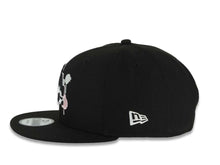 Load image into Gallery viewer, Los Angeles Dodgers New Era MLB 9FIFTY 950 Snapback Cap Hat Black Crown/Visor Black/White/Pink Splatter Logo 2025 World Series Lantern Side Patch
