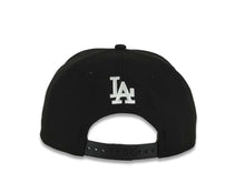 Load image into Gallery viewer, Los Angeles Dodgers New Era MLB 9FIFTY 950 Snapback Cap Hat Black Crown/Visor Black/White/Pink Splatter Logo 2025 World Series Lantern Side Patch
