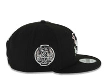 Load image into Gallery viewer, Los Angeles Dodgers New Era MLB 9FIFTY 950 Snapback Cap Hat Black Crown/Visor Black/White/Pink Splatter Logo 2025 World Series Lantern Side Patch
