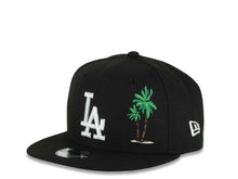 Load image into Gallery viewer, (Youth)Los Angeles Dodgers New Era MLB 9FIFTY 950 Kid Snapback Cap Hat Black Crown/Visor White Logo With Palm 2025 World Series Champions Side Patch
