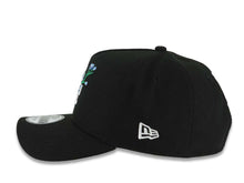 Load image into Gallery viewer, Los Angeles Dodgers New Era MLB 9FORTY 940 Adjustable A-Frame Cap Black Crown/Visor White/Blue Rose Logo 2024-2025 World Series Champions Side Patch
