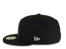 Load image into Gallery viewer, San Diego Padres New Era MLB 59FIFTY 5950 Fitted Cap Hat Black Crown/Visor Black/White Logo With Cowboy Hat 40th Anniversary Side Patch Gray UV
