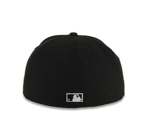 Load image into Gallery viewer, San Diego Padres New Era MLB 59FIFTY 5950 Fitted Cap Hat Black Crown/Visor Black/White Logo With Cowboy Hat 40th Anniversary Side Patch Gray UV
