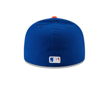 Load image into Gallery viewer, New York Mets New Era MLB 59FIFTY 5950 Fitted Cap Hat Royal Blue Crown/Visor Orange/White Logo
