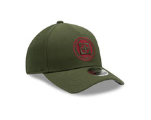 Load image into Gallery viewer, Cruz Azul New Era 9FORTY 940 Adjustable M-Crown Cap Hat Olive Green Crown/Visor Olive/Maroon Logo Gray UV
