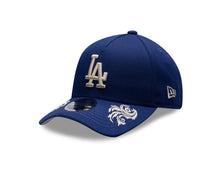 Load image into Gallery viewer, Los Angeles Dodgers New Era MLB 9FORTY 940 Adjustable M-Crown Cap Hat Royal Blue Crown/Visor Team Color Logo Gray UV (Wordmark)
