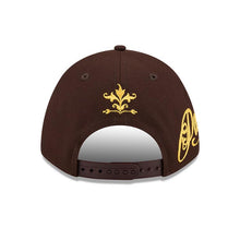 Load image into Gallery viewer, San Diego Padres New Era MLB 9FORTY 940 Adjustable M-crown Cap Hat Brown Crown/Visor Yellow Logo Gray UV (Wordmark)
