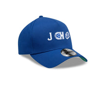 Load image into Gallery viewer, Charros de Jalisco New Era LMP 9FORTY 940 Adjustable A-Frame Cap Hat Light Royal Blue Crown/Visor White Multi Logo Green UV
