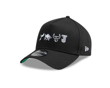 Load image into Gallery viewer, Tijuana Toros New Era LMB 9FORTY 940 Adjustable A-Frame Cap Hat Black Crown/Visor White Multi Logo Green UV
