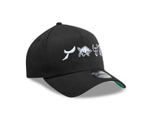 Load image into Gallery viewer, Tijuana Toros New Era LMB 9FORTY 940 Adjustable A-Frame Cap Hat Black Crown/Visor White Multi Logo Green UV
