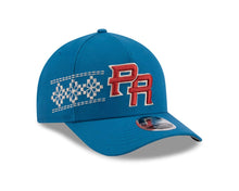 Load image into Gallery viewer, Puerto Rico New Era 9FORTY 940 Adjustable M-Crown Cap Hat Light Royal Blue Crown/Visor Red/White Logo Gray UV (Latin Embroidery)
