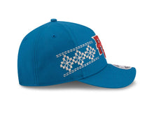 Load image into Gallery viewer, Puerto Rico New Era 9FORTY 940 Adjustable M-Crown Cap Hat Light Royal Blue Crown/Visor Red/White Logo Gray UV (Latin Embroidery)
