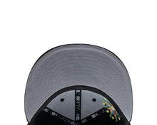 Load image into Gallery viewer, Mexico New Era 59FIFTY 5950 Fitted Cap Hat Black Crown/Visor White/Blue/Green Logo Gray UV (Latin Embroidery)
