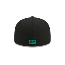 Load image into Gallery viewer, Seattle Mariners New Era MLB 59FIFTY 5950 Fitted Cap Hat Black Crown/Visor Team Color Logo Gray UV
