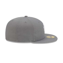 Load image into Gallery viewer, New York Mets New Era MLB 59FIFTY 5950 Fitted Cap Hat Gray Crown/Visor White Logo Gray UV
