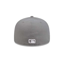 Load image into Gallery viewer, New York Mets New Era MLB 59FIFTY 5950 Fitted Cap Hat Gray Crown/Visor White Logo Gray UV
