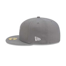 Load image into Gallery viewer, New York Mets New Era MLB 59FIFTY 5950 Fitted Cap Hat Gray Crown/Visor White Logo Gray UV
