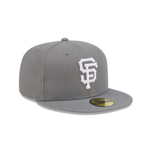 Load image into Gallery viewer, San Francisco Giants New Era MLB 59FIFTY 5950 Fitted Cap Hat Gray Crown/Visor White Logo Gray UV
