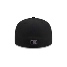 Load image into Gallery viewer, Los Angeles Anaheim Angels New Era MLB 59FIFTY 5950 Fitted Cap Hat Black Crown/Visor Dark Gray/Black Logo Gray UV
