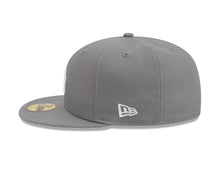 Load image into Gallery viewer, Los Angeles Dodgers New Era MLB 59FIFTY 5950 Fitted Cap Hat Gray Crown/Visor White Logo Gray UV
