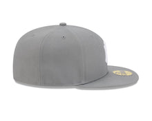 Load image into Gallery viewer, New York Yankees New Era MLB 59FIFTY 5950 Fitted Cap Hat Gray Crown/Visor White Logo Gray UV
