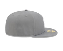 Load image into Gallery viewer, San Diego Padres New Era MLB 59FIFTY 5950 Fitted Cap Hat Gray Crown/Visor White Logo Gray UV
