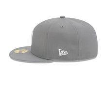 Load image into Gallery viewer, San Diego Padres New Era MLB 59FIFTY 5950 Fitted Cap Hat Gray Crown/Visor White Logo Gray UV
