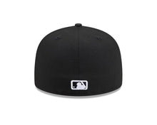 Load image into Gallery viewer, San Diego Padres New Era MLB 59FIFTY 5950 Fitted Cap Hat Black Crown/Visor Black/White Logo Gray UV
