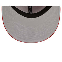 Load image into Gallery viewer, Atlanta Braves New Era MLB 59FIFTY 5950 Fitted Cap Hat Red Crown/Visor Black Logo Gray UV
