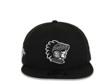Load image into Gallery viewer, San Diego Padres New Era MLB 9FIFTY 950 Snapback Cap Hat Black Crown/Visor Black/Gray Logo 2026 MLB World Tour Mexico City Series Side Patch Gray UV
