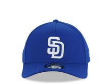 Load image into Gallery viewer, San Diego Padres New Era MLB 9FORTY 940 Adjustable A-Frame Cap Hat Light Royal Blue Crown/Visor White Logo Gray UV
