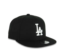 Load image into Gallery viewer, (Youth) Los Angeles Dodgers New Era MLB 9FIFTY 950 Snapback Cap Hat Black Crown/Visor White Logo Black UV

