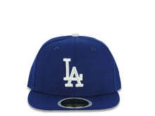 Load image into Gallery viewer, (Youth) Los Angeles Dodgers New Era MLB 59FIFTY 5950 Fitted Cap Hat Royal Blue Crown/Visor White Logo Gray UV
