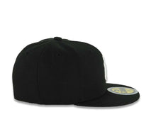 Load image into Gallery viewer, (Youth) New York Yankees New Era MLB 59FIFTY 5950 Fitted Cap Hat Black Crown/Visor White Logo Gray UV
