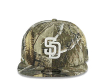 Load image into Gallery viewer, San Diego Padres New Era MLB 9FIFTY 950 Snapback Cap Hat Real Tree Edge Camo Crown/Visor Glow White Logo Gray UV
